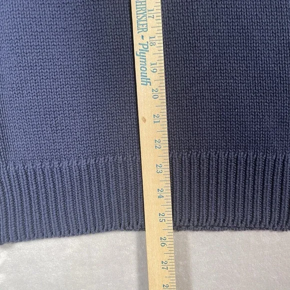 Vintage 90s‎ Eddie Bauer Argyle Crewneck Sweater  Mens Medium Blue Cottagecore - Picture 6 of 6